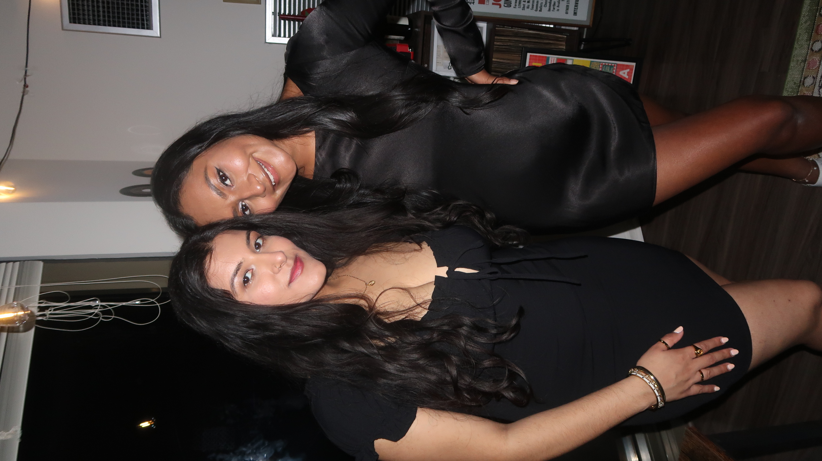 Dressed up, out with a friend