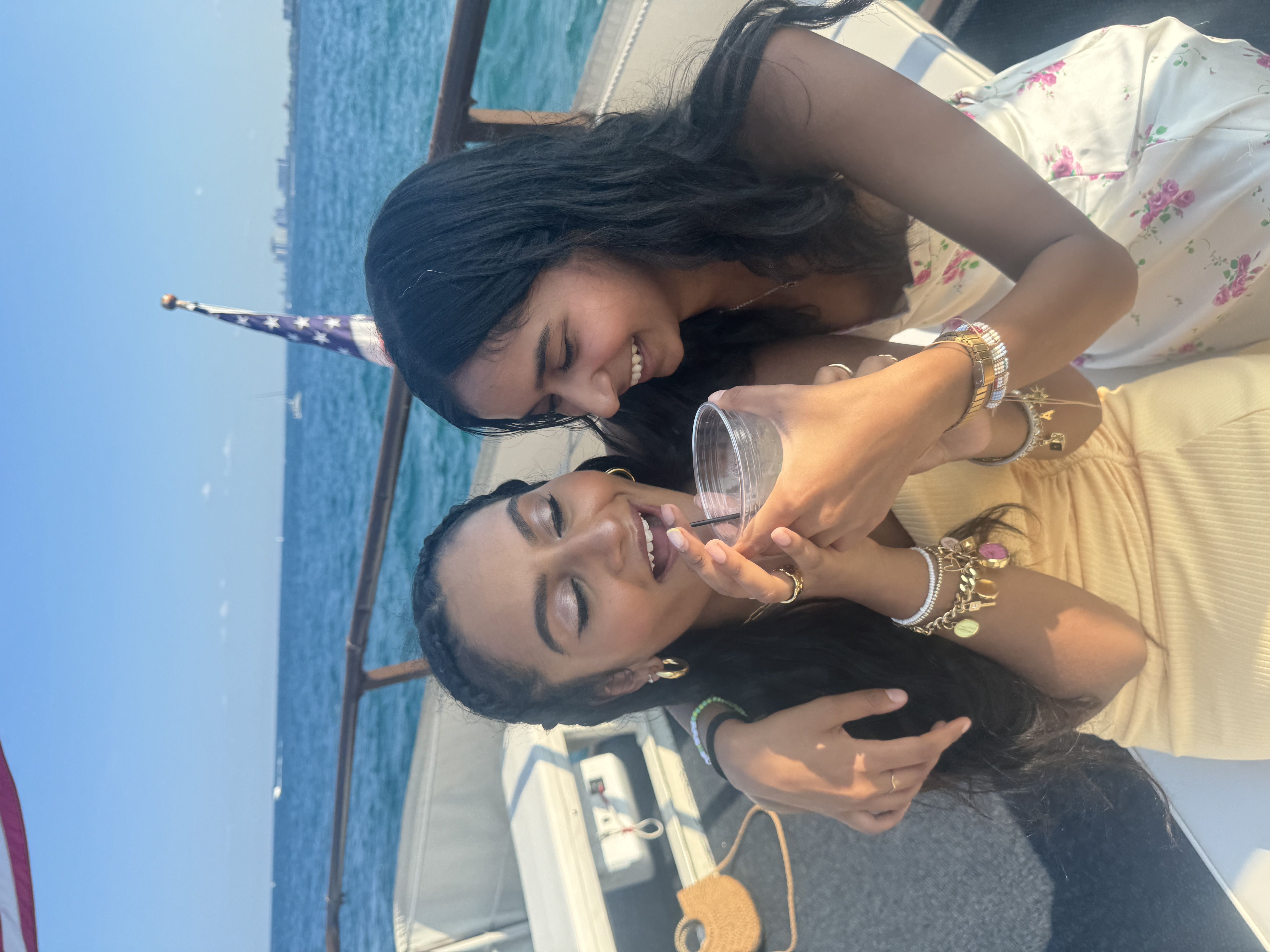 Summer on the water with a friend
